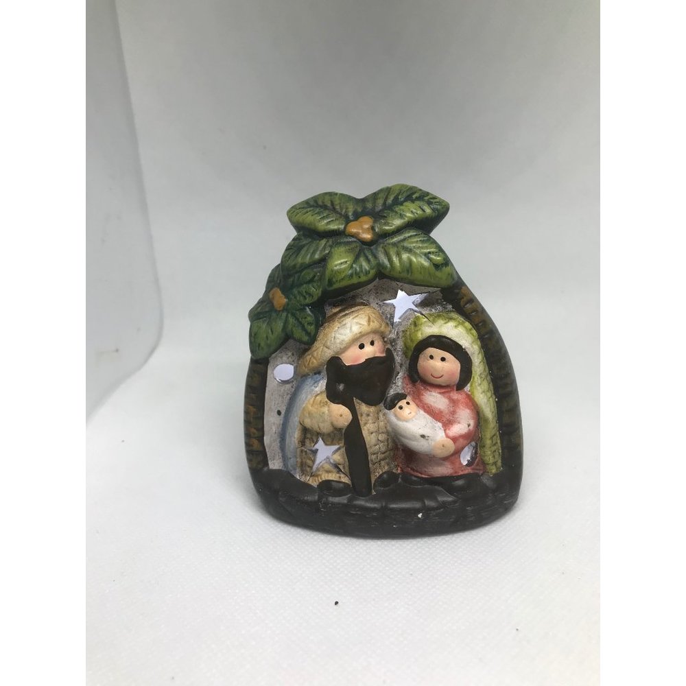 Nativity Scene Little Light Up Nightlight  4” tall Batteries Included